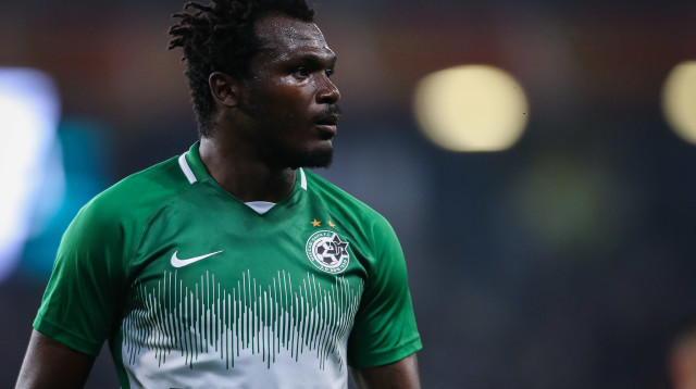 ארנסט מאבוקה שחקן מכבי חיפה (צילום: מאור אלקסלסי)