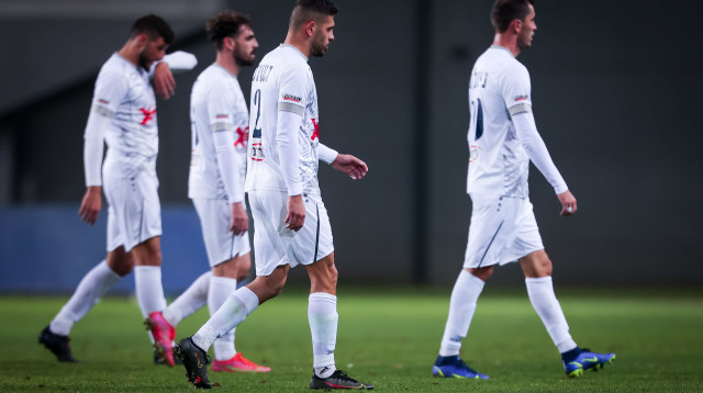 מארון גנטוס שחקן בני סכנין מאוכזב (צילום: מאור אלקסלסי)