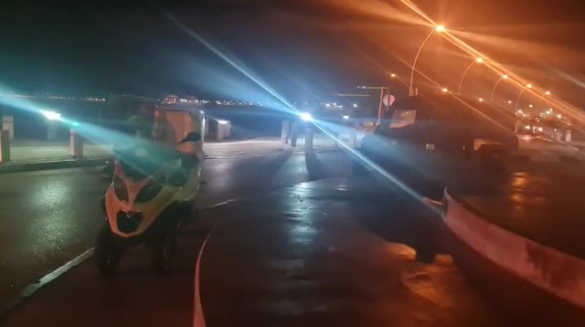 זירת התרסקות המטוס בחיפה (צילום: צילום מסך אנשי הדממה בפייסבוק)