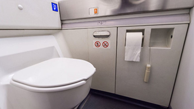 שירותים במטוס, אילוסטרציה (צילום: ingimage ASAP)