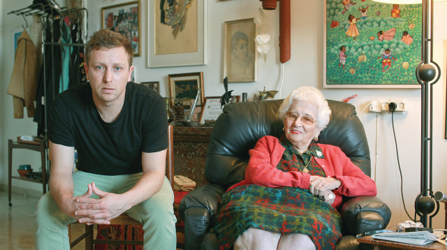 רות דיין וליאור דיין, 2015 (צילום: רענן כהן)