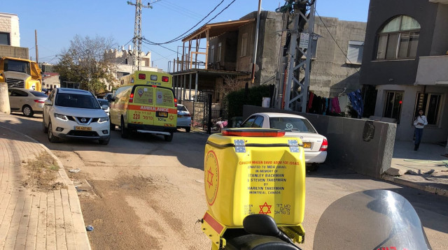 הזירה בביר אל מכסור (צילום: תיעוד מבצעי מד"א)