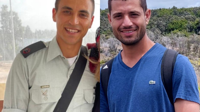 רס"ן אופק אהרון ז"ל (מימין), רס"ן איתמר אלחרר ז"ל (משמאל) (צילום: דובר צה"ל)