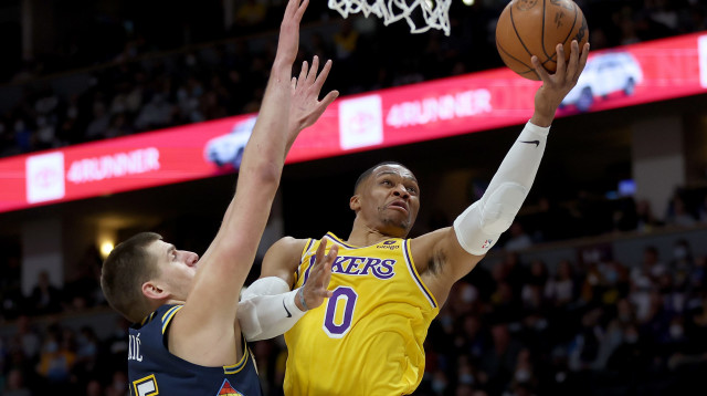 ראסל ווסטברוק, שחקן לוס אנג'לס לייקרס (צילום: GettyImages, Matthew Stockman)