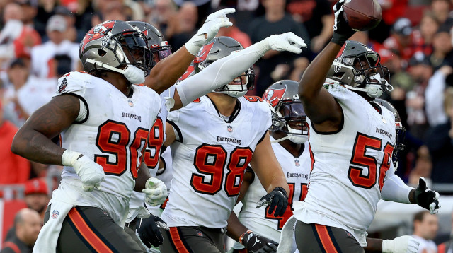 שחקני טמפה ביי באקנירס (צילום: GettyImages, Mike Ehrmann)