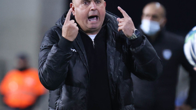 בני לם, מאמן מכבי נתניה (צילום: דני מרון)