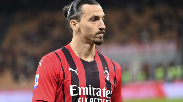 זלאטן איברהימוביץ', שחקן מילאן (צילום: GettyImages, Stefano Guidi)