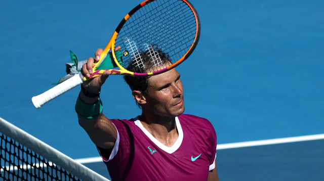 אוהב לשחק מול חצ'אנוב. נדאל (צילום: רויטרס)