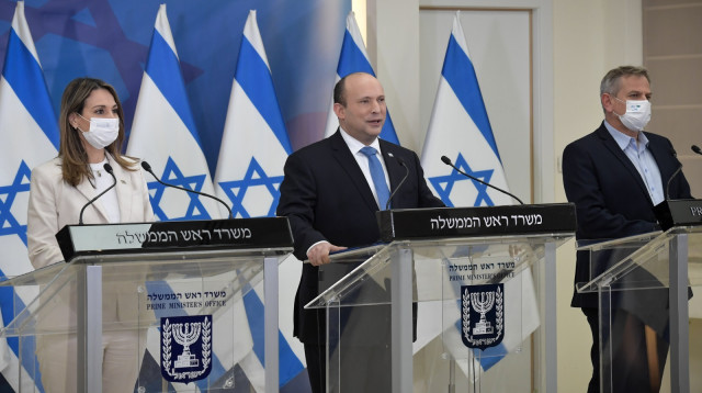 הורוביץ, בנט, שאשא ביטון (צילום: קובי גדעון, לע"מ)