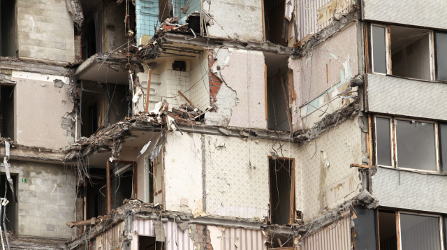 רעידת אדמה, בניין הרוס (אילוסטרציה) (צילום: אינגאימג')