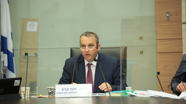 ח"כ גלעד קריב, יו"ר ועדת חוקה  (צילום: דני שם טוב, דוברות הכנסת)