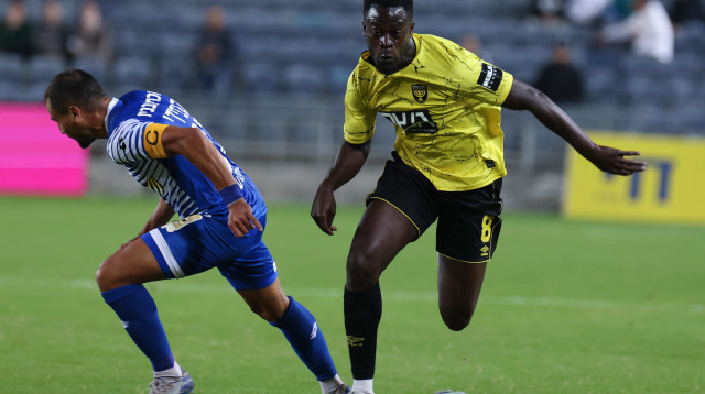 שחקן בית"ר ירושלים, אדווין ג'סי (צילום: דני מרון)