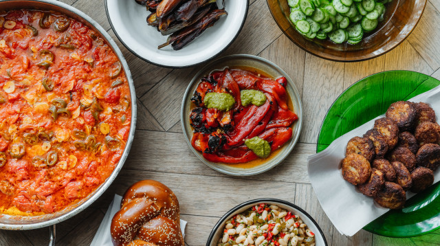 תפריט ספניולי ב- 02 הירושלמית (צילום: איתמר גינזבורג)