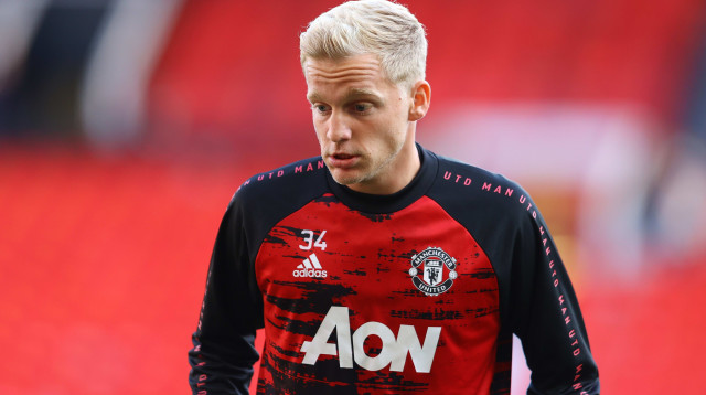 שחקן מנצ'סטר יונייטד דוני ואן דה בייק (צילום: GettyImages)