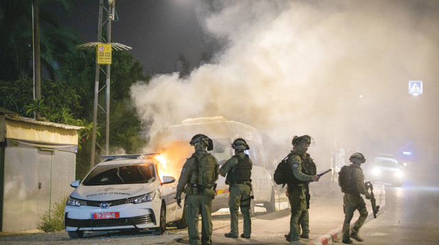 העיר לוד במבצע "שומר החומות" (צילום: יוסי אלוני)