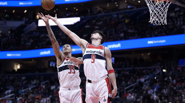 שחקני וושינגטון וויזארדס דני אבדיה, קייל קוזמה (צילום: GettyImages, G Fiume)