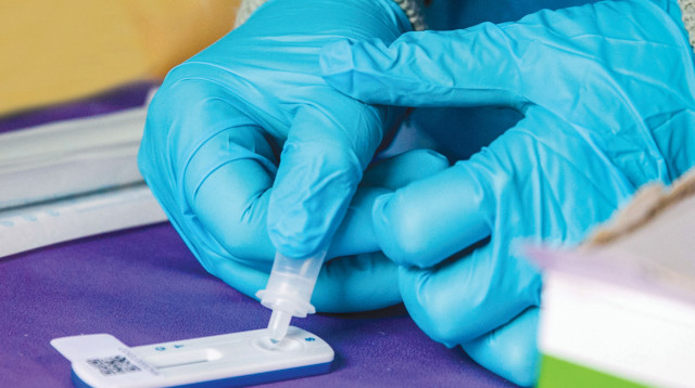 בדיקות אנטיגן (צילום: יוסי אלוני, פלאש 90)