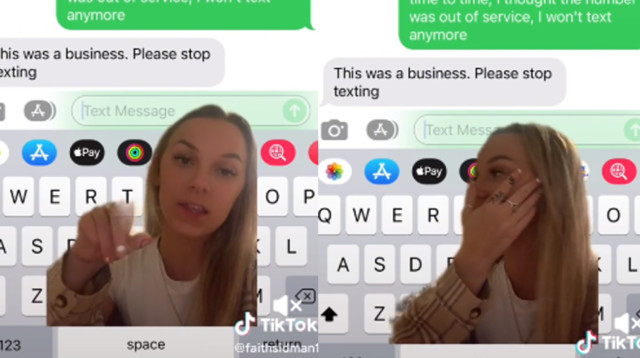 פיית' סידמן שלחה הודעה לאחותה המנוחה, וקיבלה תשובה קרירה (צילום: צילום מסך טיקטוק)