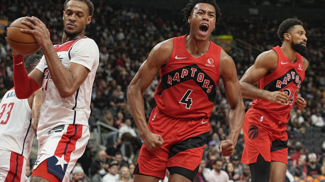 הראפטורס לא יקחו כלום מהמשחק הזה פרט לניצוצות של סקוטי בארנס (צילום: רויטרס)