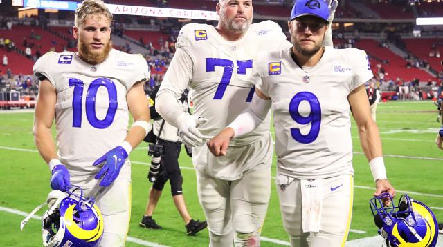 קופר קאפ, אנדרו וויטוורת', מת'יו סטאפורד – לוס אנג'לס ראמס (צילום: GettyImages, Christian Petersen)