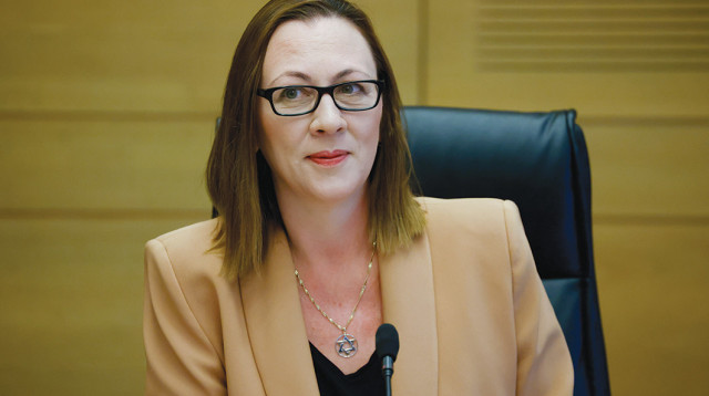 חברת הכנסת יוליה מלינבוסקי (צילום: אוליבייה פיטוסי, פלאש 90)