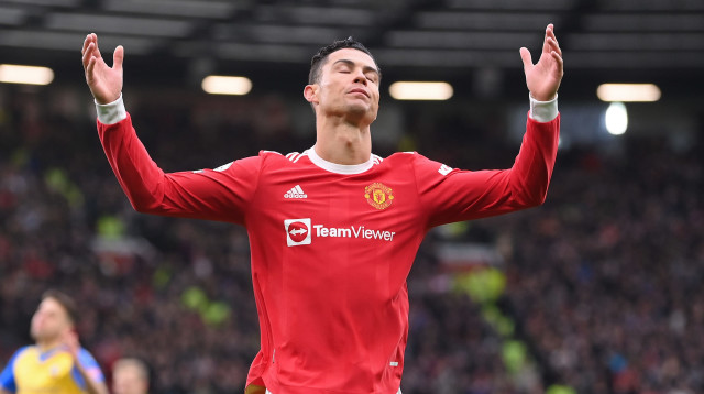 שחקן מנצ'סטר יונייטד, כריסטיאנו רונאלדו (צילום: GettyImages, Laurence Griffiths)