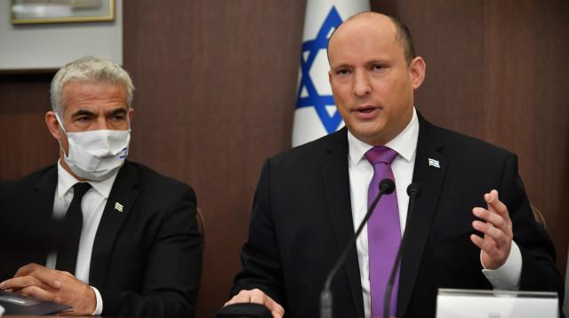 נפתלי בנט, יאיר לפיד (צילום: יואב דודקביץ', פול ידיעות אחרונות)