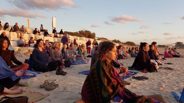 "לא האמנתי עד כמה מדיטציה עוזרת לבריאות הנפשית ואיך הבריאות הנפשית משפיעה על הבריאות הפיזית" (צילום: תומר אפלבאום)