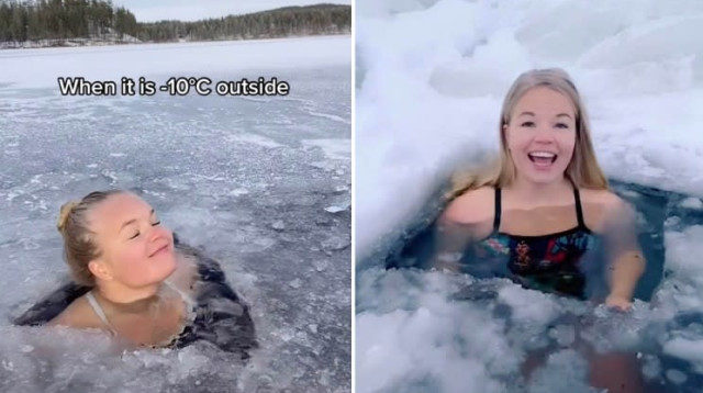 "אוהבת לרעוד". מאקינן בפעולה (צילום: צילום מסך, מתוך טוויטר)