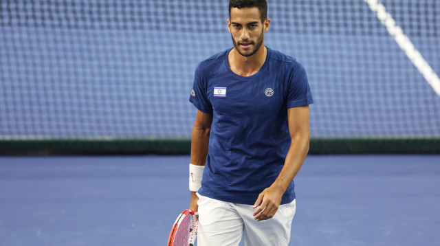 דניאל צוקרמן, טניסאי ישראלי (צילום: לירון מולדובן)