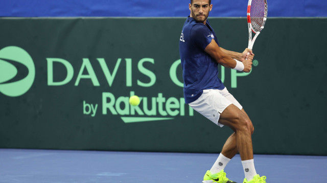 דניאל צוקרמן, טניסאי ישראלי (צילום: לירון מולדובן)