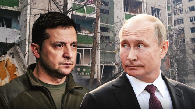 ולדימיר פוטין, ולדימיר זלנסקי (צילום: רויטרס)