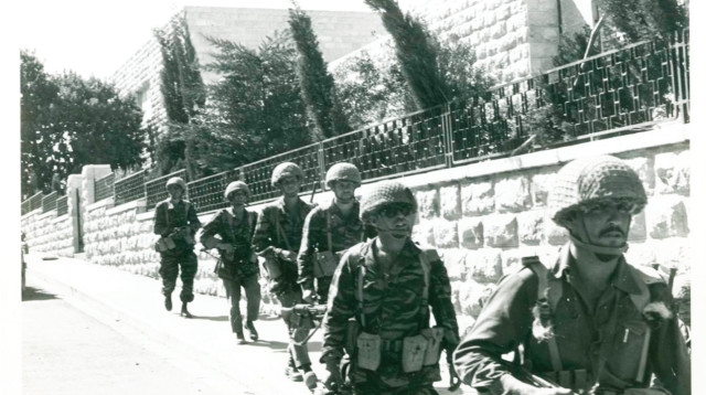 גבעת התחמושת במהלך מלחמת ששת הימים  (צילום: המוזיאון החדש בגבעת התחמושת)