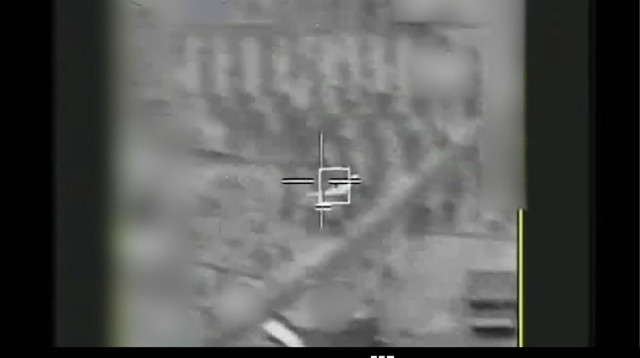 המל"ט האיראני (צילום: דובר צה"ל)