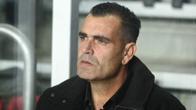 מאמן הפועל חדרה מנחם קורצקי (צילום: שלומי גבאי)