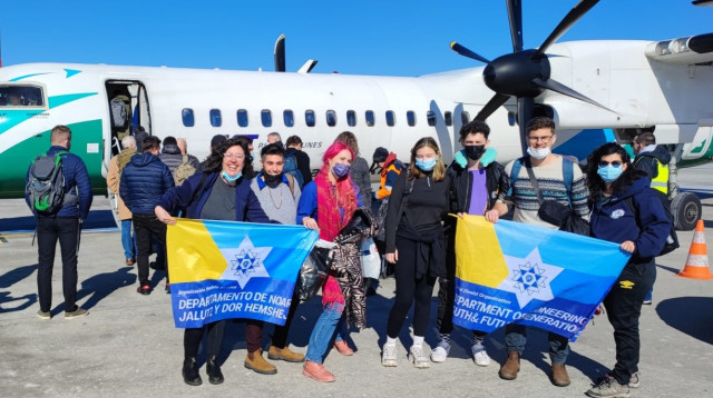 נציגי תנועות הנוער יוצאים לאוקראינה (צילום: ההסתדרות הציונית העולמית)