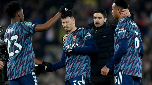 מאמן ארסנל מיקל ארטטה (צילום: GettyImages, Michael Regan)