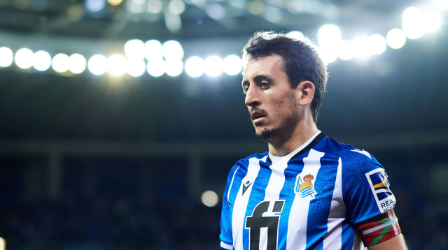 מיקל אויארסבאל, שחקן ריאל סוסיאדד (צילום: GettyImages, Juan Manuel Serrano Arce)