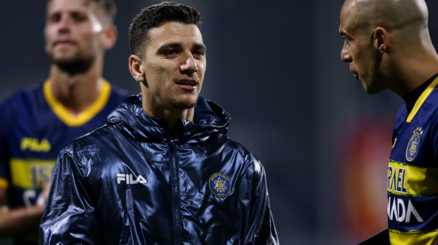 דן ביטון שחקן מכבי תל אביב (צילום: מאור אלקסלסי)