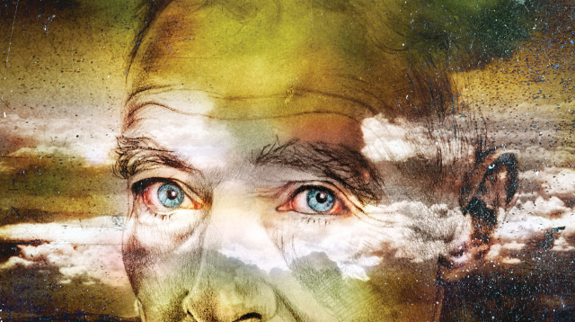 איש עם עשן של פצצת אטום (צילום: איור: נעמי ליס מיברג)