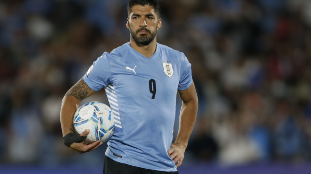 שחקן נבחרת אורוגוואי, לואיס סוארס (צילום: GettyImages, Pool)