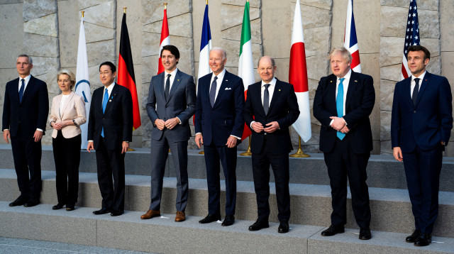 פסגת G7 (צילום: Doug Mills/Pool via REUTERS)