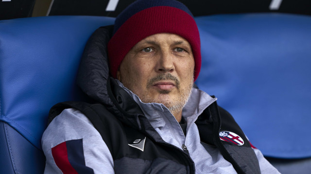 מאמן בולוניה, סינישה מיכאילוביץ' (צילום: GettyImages)