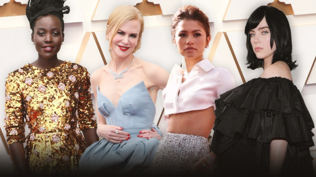 ביילי אייליש, זנדאייה, ניקול קידמן,לופיטה ניונגו (צילום: gettyimages)