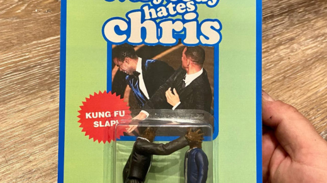 הרגע האייקוני מטקס האוסקר הפך לבובה (צילום: Hands Of Doom)