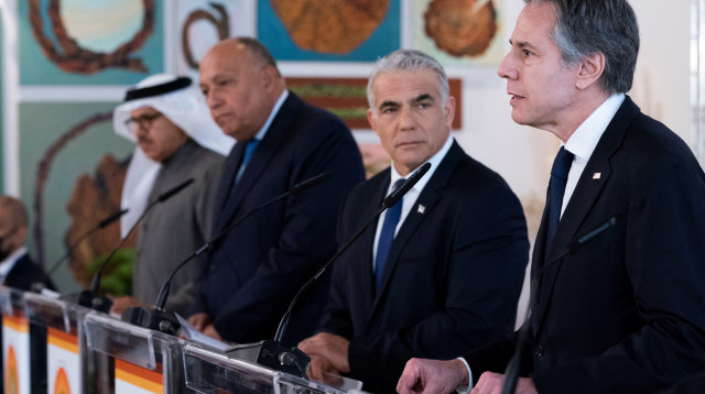 פסגת הנגב (צילום: Jacquelyn Martin/Pool via REUTERS)