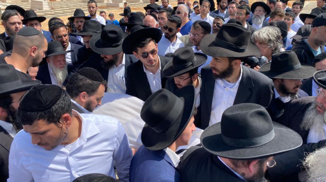 הלווית יעקב שלום (צילום: אבשלום ששוני)