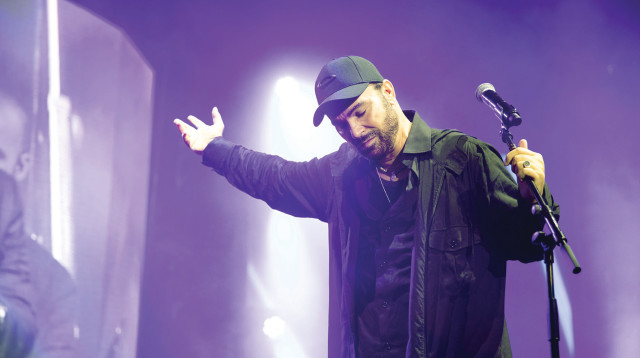 דוד ד'אור במופע סליחות (צילום: מאי משה)