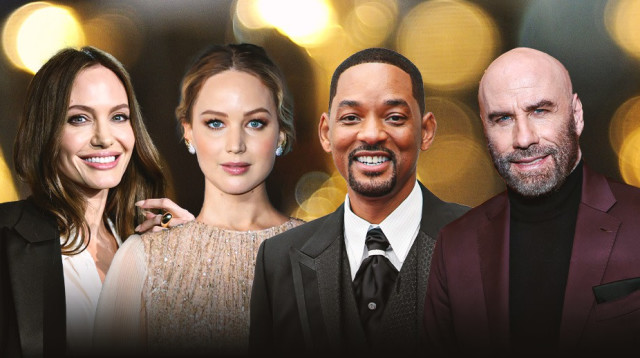 ג'ון טרבולטה, וויל סמית' ג'ניפר לורנס, אנג'לינה ג'ולי (צילום: gettyimages)