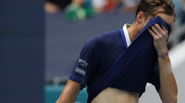 לא הצליח מול האלוף המכהן. דניל מדבדב (צילום: רויטרס)